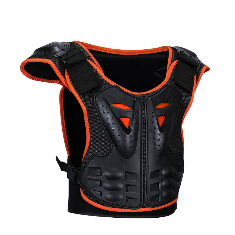 Kid Body Armor Bryst Rygg Ryggbeskytter Vest Motorsykkel For Sykling Ski Riding Skateboarding