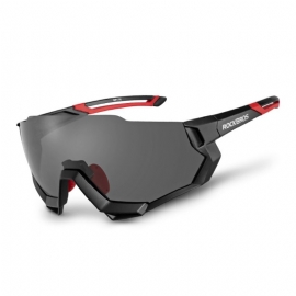 Rockbros Komfortabel Uv-beskyttelse Med Vidsyn Polaroid-sykkel-ridebriller Solbriller Med Nærsynt Brilleinnfatning