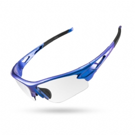 Rockbros Polariserte Solbriller Intelligente Fargeskiftende Uv-beskyttelsesbriller Med Høy Seighet Pc-linse For Utendørssport