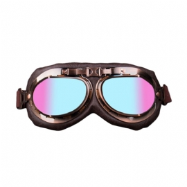 Uv-beskyttelse Sportsbriller Vindtette Støvtette Briller Med Justerbart Linsebelte Harley-briller For Utendørsaktiviteter