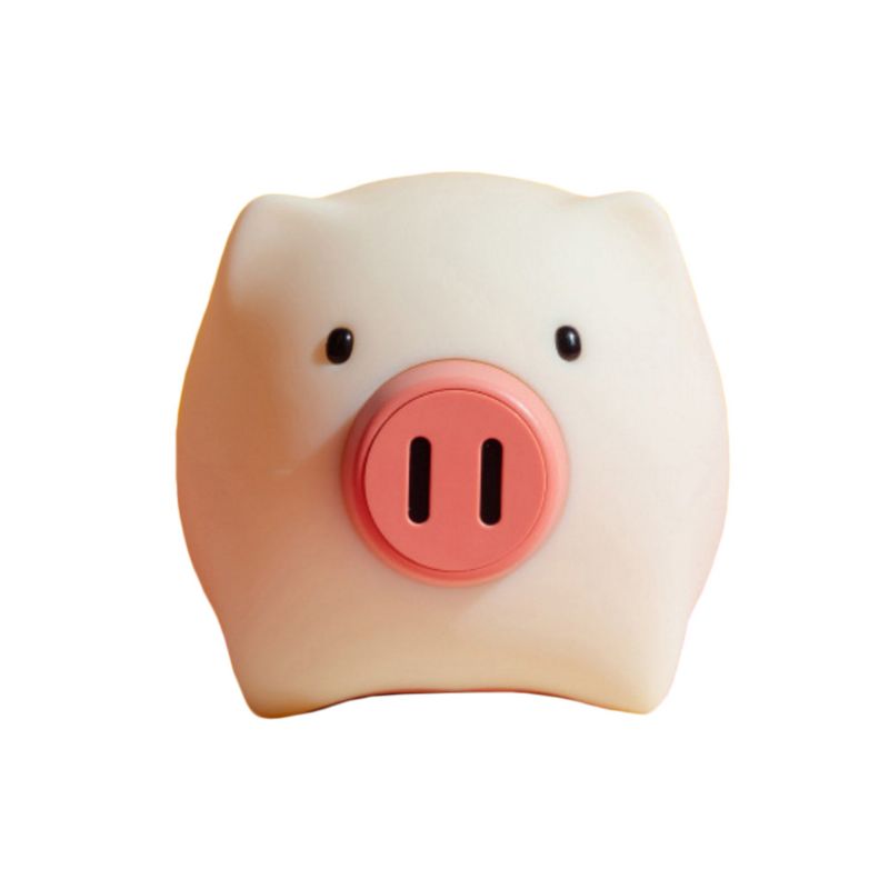 Pig Night Light Ultramyk Hudvennlig Silikon Piggy Present For Jenter Eller Barn