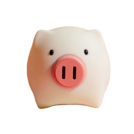 Pig Night Light Ultramyk Hudvennlig Silikon Piggy Present For Jenter Eller Barn