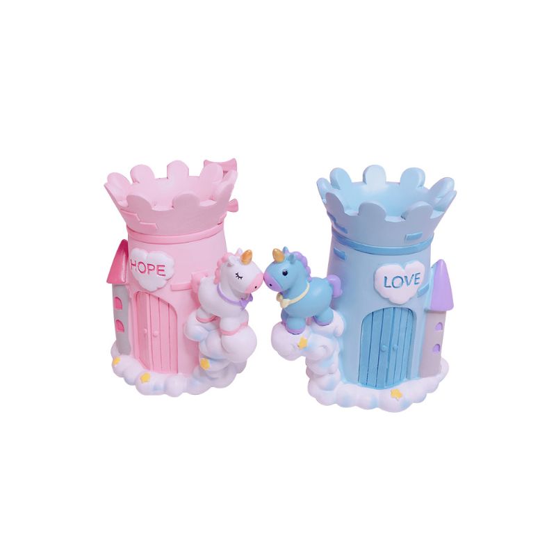 Unicorn Pen Blyantholder Dream Castle Pony Pen Holder Tilbake Til Skolen Gave Til Jenter