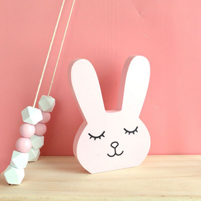 Wooden Hand Making Rabbit Beste Gaver Til Barn På Bordet Home Decoration Stue Soverom