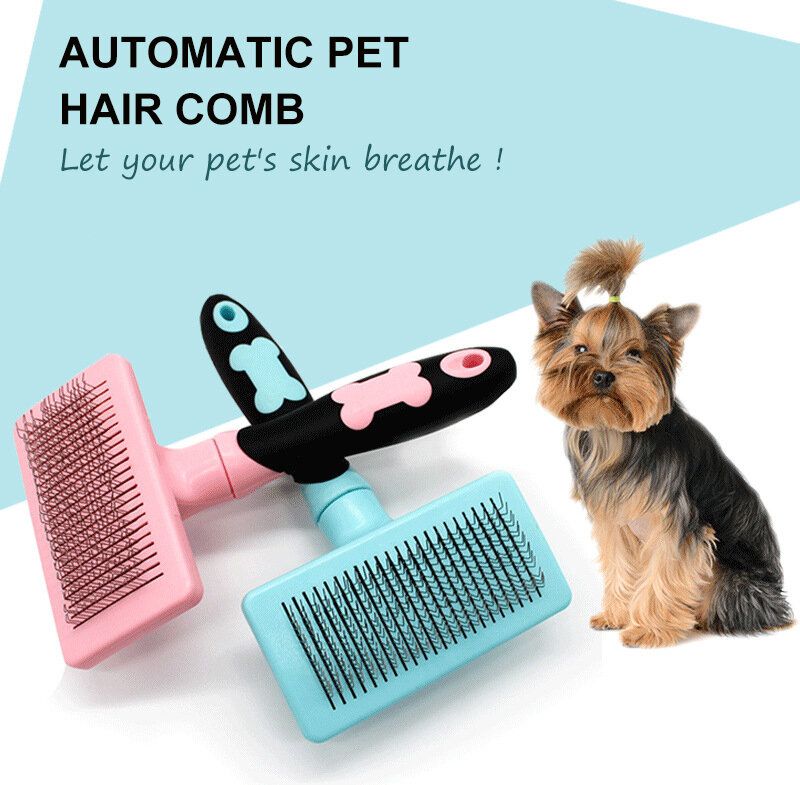 Hundebørste Og Kattebørste- Slicker Pet Grooming Brush- Shedding Tools