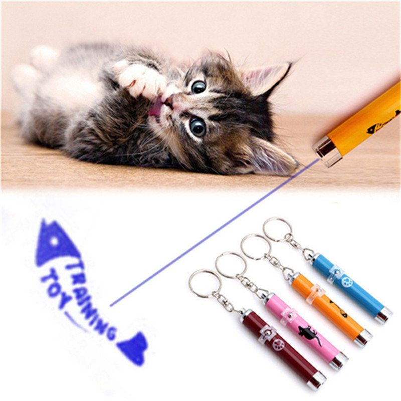 Portable Creative Funny Pet Cat Toys Led Laser Pointer Light Pen