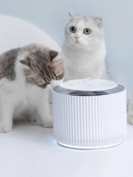 Smart Cat Pet Vanndispenser Vannrenser 5-lags Filter 360 Grader Åpent Drikkebrett Pet