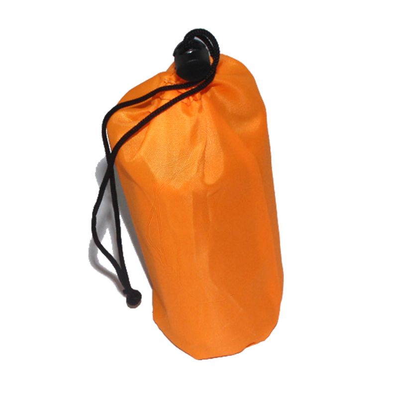 Emergency Sovepose Survival Pe Aluminiumsfilm Lett Vanntett Termisk Bivvy Bag Nødteppe Bushcraft For Utendørs Camping Og Fotturer