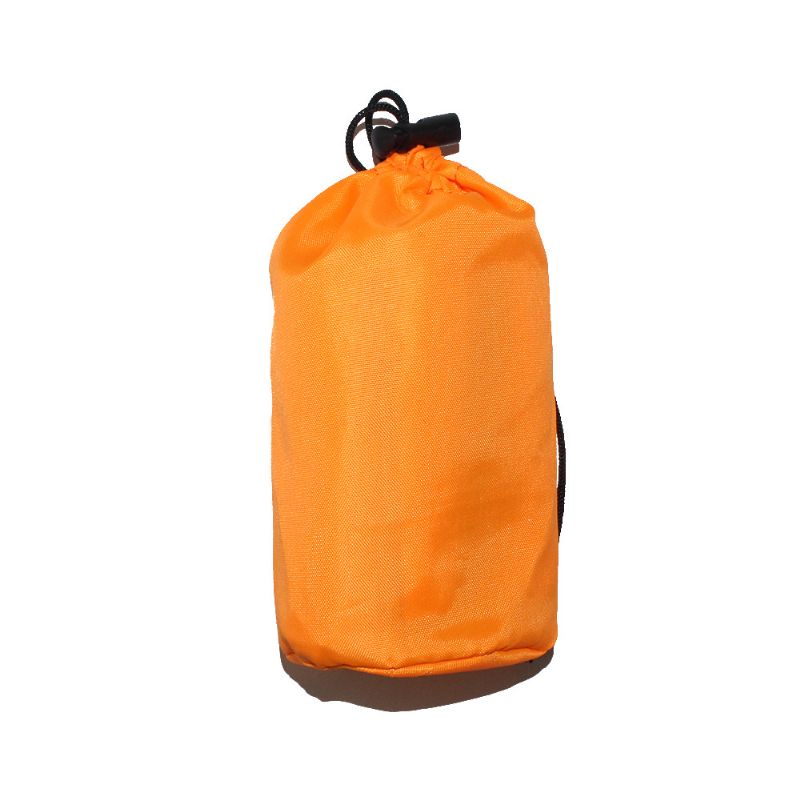 Emergency Sovepose Survival Pe Aluminiumsfilm Lett Vanntett Termisk Bivvy Bag Nødteppe Bushcraft For Utendørs Camping Og Fotturer