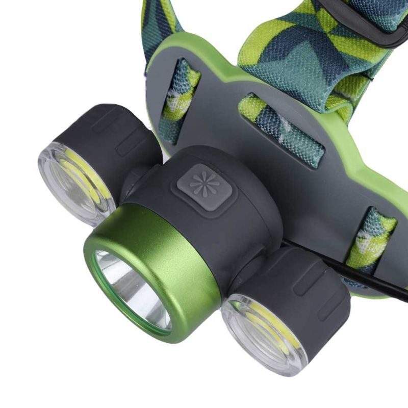 Vanntett Ultra Bright Led-hodelykt Med 5 Moduser Cob Usb-lading Ideell Hodelykt For Utendørs Komfortabel For Fiske Camping Sykling Fotturer