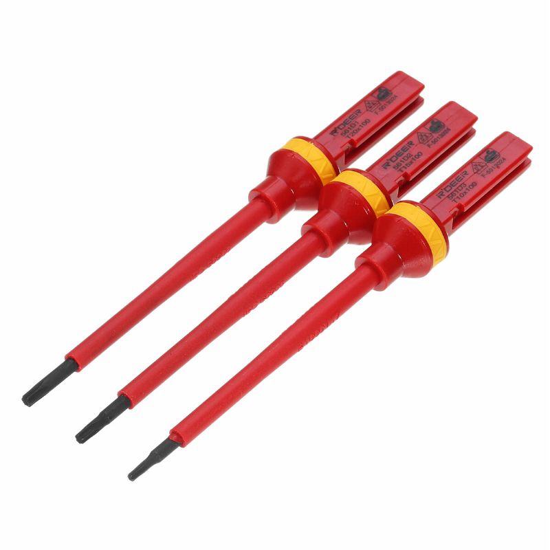 13 Stk 1000v Elektronisk Isolert Skrutrekker Kryss-/spor-/torx-hodeboltetrekker For Elektrikervedlikehold