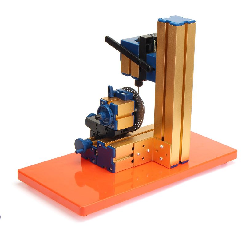 24w Tredreiebenk Trebearbeidingsdreiemaskin Diy Trebearbeiding Mini Rotary Spin Indexing Freseverktøy