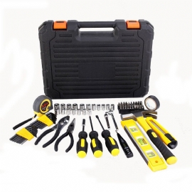 78 Stk Essential Household Tool Kit Diy Home Repair Håndverktøy Skiftenøkkel Skralle Skrutrekker Tang Box Case