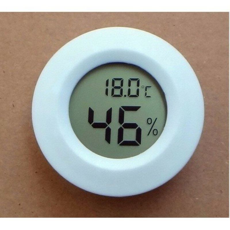 Daniu Mini Lcd Digitalt Termometer Hygrometer Kjøleskapstester Temperatur Fuktighetsdetektor