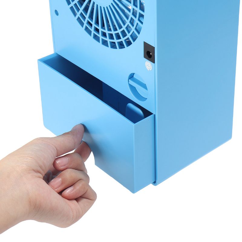 Dc 24v Mini Desktop Aircondition Vifte Luftfordampning Kjølesyklus Spray Luftfukter