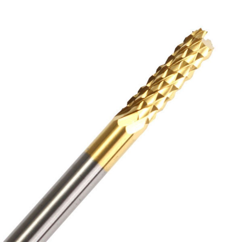 Drillpro Db-m1 10 Stk 0.8-3 mm Titanbelagt Graveringsfres Hardmetallbits