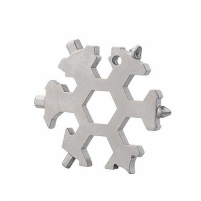 Edc Multi-tool Card Combination Portable Outdoor Snowflake Verktøynøkkel