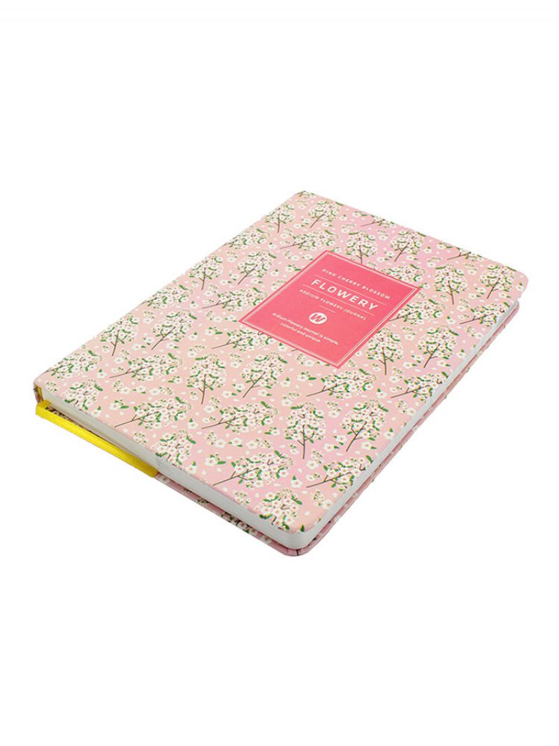 Koreansk Søt Pu-skinndeksel Floral Flower Timeplanbok Dagsplanlegger Organizer Notebook