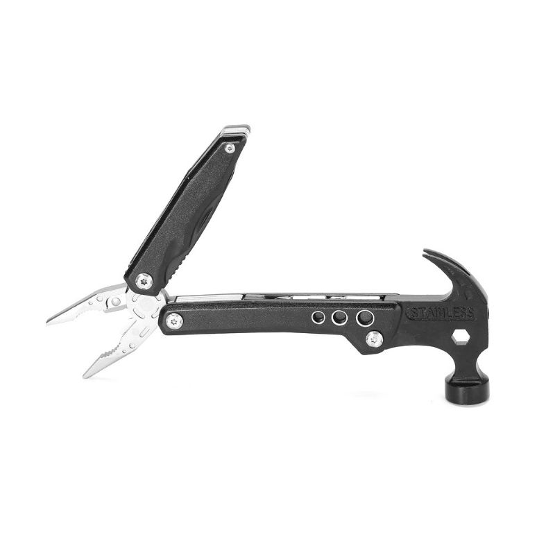 Multifunksjonelt Kombinasjonsverktøy Edc Hammer Protable Folding Cutter Wrench Tang Reparasjonsverktøy