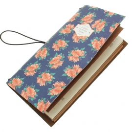 Vintage Countryside Blomstermønster Spenne Notebook Journal Dagbok Skole Kontorrekvisita