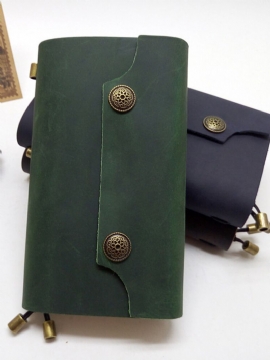 Vintage Notebook Dagbok Planner Binder Lær Notebooks And Journals Reisende